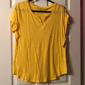New York and Company NWT Split Neck T-Shirt